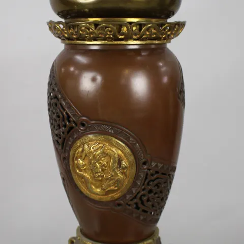 Antique Chinese Style Oil Lamp