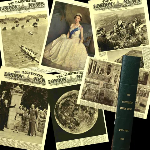 Illustrated London News 65 Year Old Bound Edition 1959 Apr-Sept Over  700 Pages.