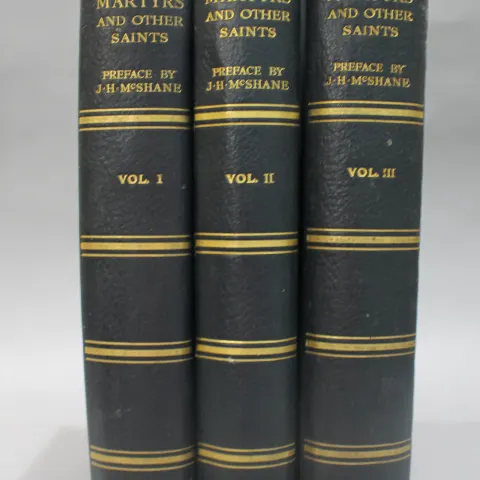 Butler's Lives of the Fathers Martyrs and other Saints Virtue & Co 3 Volumes