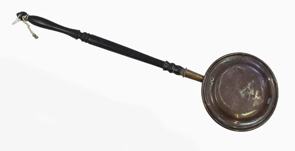 Ebonized Copper Warming Pan