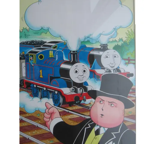 Thomas The Tank Engine Original Artwork For Cover Signed Timothy Marwood