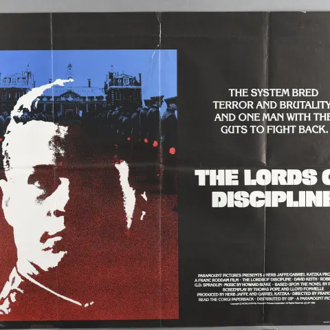 Original "The Lords of Discipline" Cinema Poster