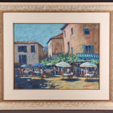 Original Framed Pastel Painting by Perot