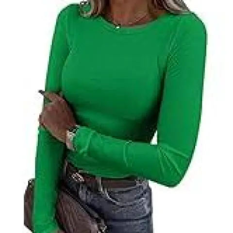 Women's Tops Sweatshirt Ribbed Knit Slim Top XL RRP £24.70 Lb46