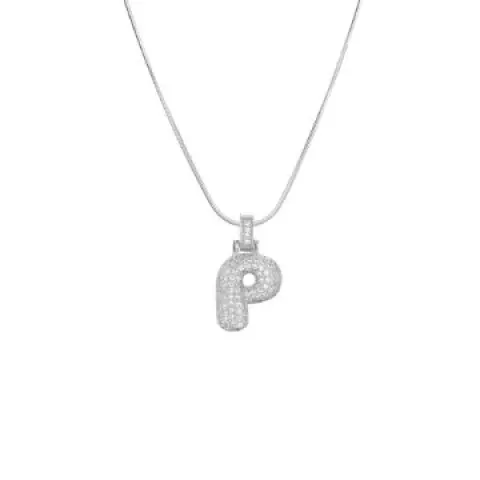 10 x Bubble Letter Necklace.Balloon Name Initial RRP £16.99 ea. Lb1a