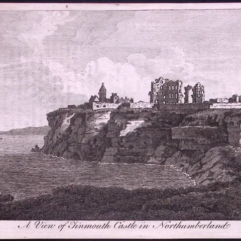 Tynemouth Castle Northumberland Rare 1776 Georgian Copper Plate Antique Engraving-28