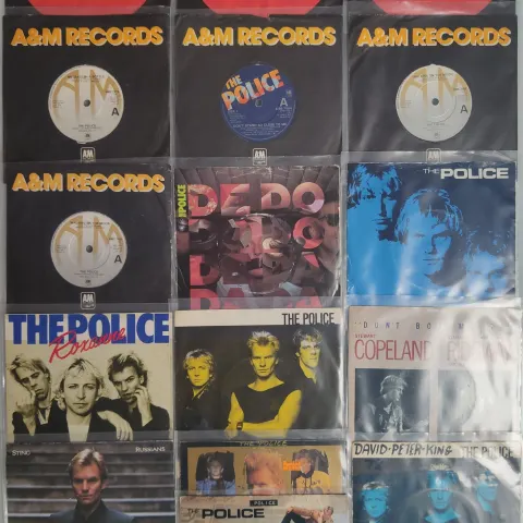 A Fantastic Collection of 16x Police and Related 7” Vinyl Singles