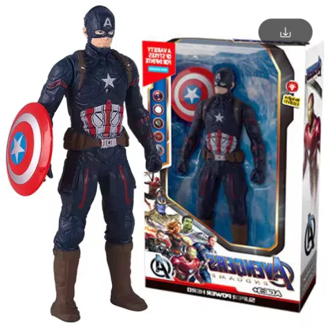Anime Figure Marvel Captain America Children Toy For Kids Christmas Gift PVC Action Figure