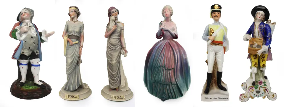 Collection of 6 Vintage Figurines