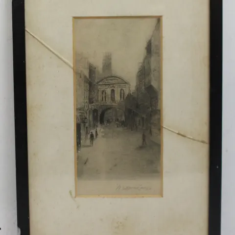 Early 20th c. Etching by W.Edwin Law