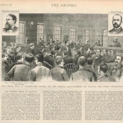 Fenian Brotherhood 1889 Antique Newspaper