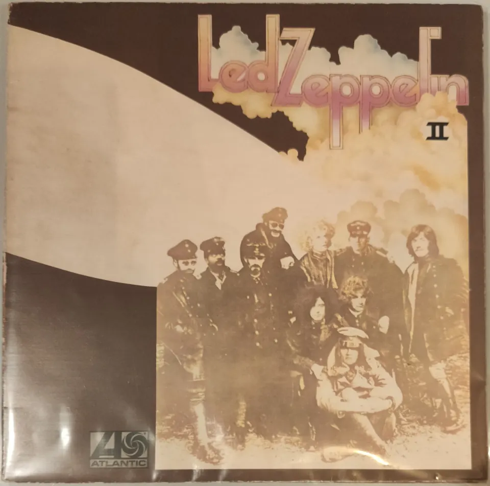 Led Zeppelin II Vinyl LP – Plum Red – UK 1969 Killing Floor – A5 / B4  - VG+ to EX Condition.