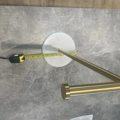 DP2 - Kes Gold/Brass Tall Marble top quality toilet roll holder