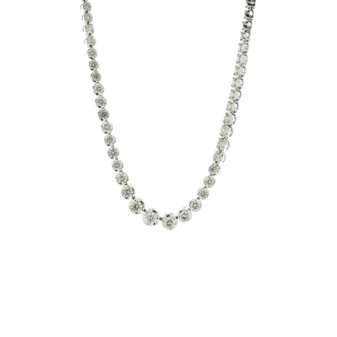 10ct Gold Tennis Diamond Collarate 5.00 Carats