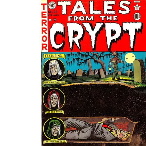 Tales Of The Crypt 1940’s/50’s  Horror Cover Metal Wall Art-54