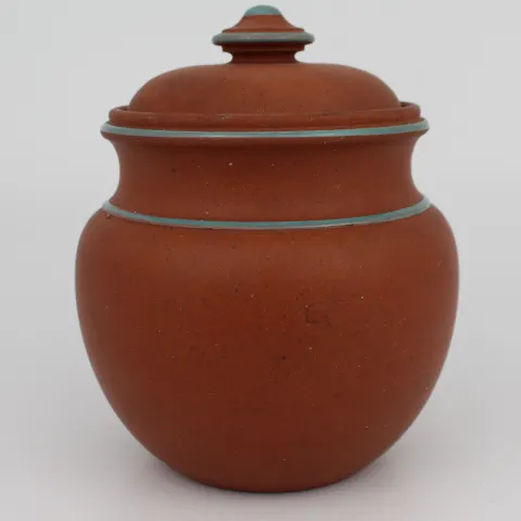 Lidded Terracotta Jar