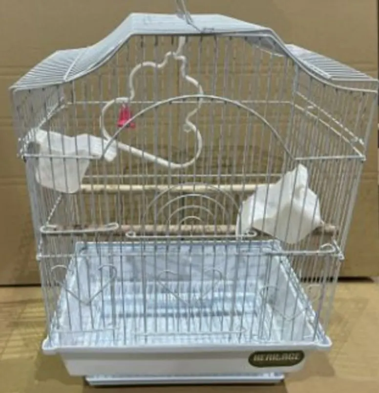 Small Bird Cage In White RRP 44.99