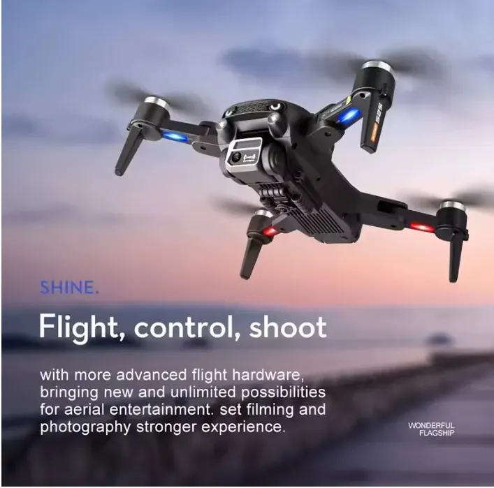 8K HD Dual-Camera Foldable RC Drone With EIS & Optical Flow Positioning