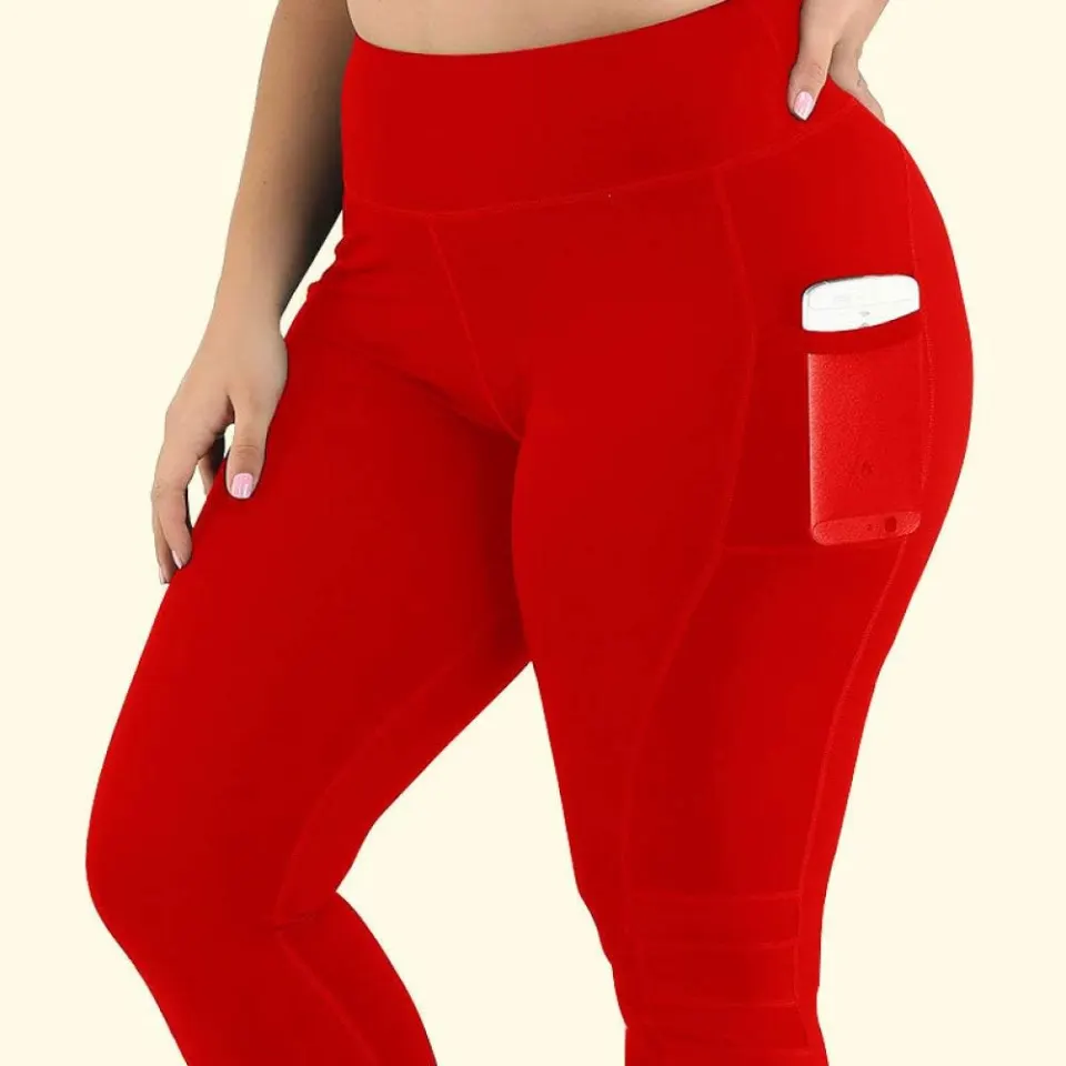 Yoga Pants Women's, 3/4 Length Cropped XL