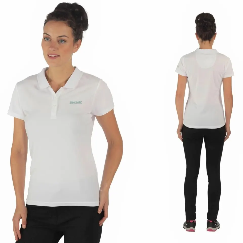 20 Regatta Sizes 18 20  White Sports Polo Tops