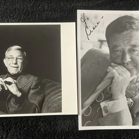 Jackie Gleason & George Burns Signed