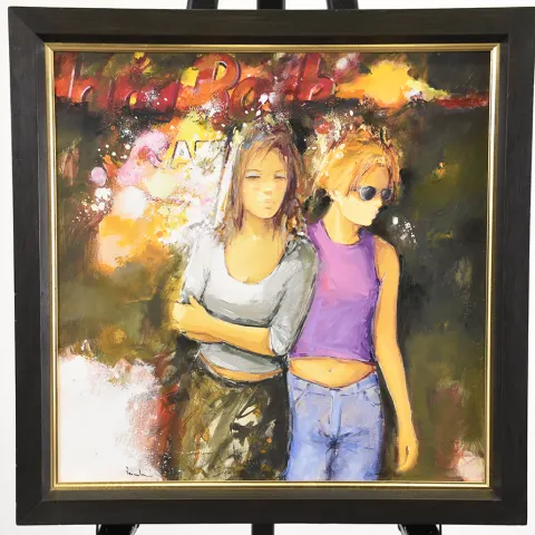 Original Oil by Italian Artist Guiliano Trombini