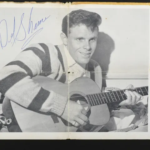 DEL SHANNON (1934-1990) Original signature