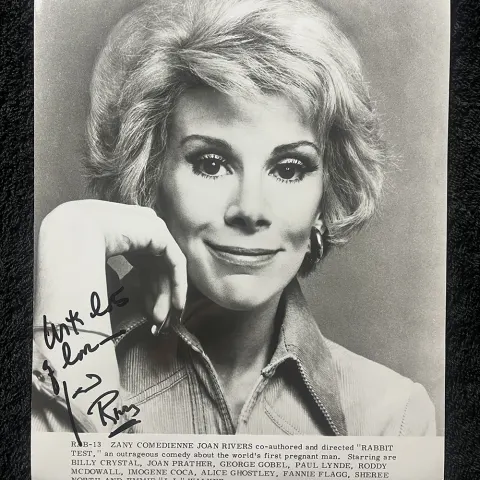 Joan Rivers Signed