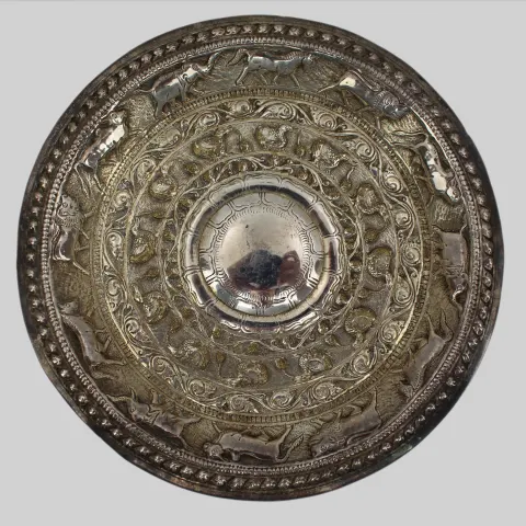 Antique Decorative Shield Circa 19th Century