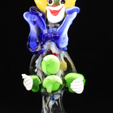 Vintage Venetian Murano Glass Clown