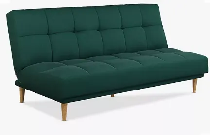 John Lewis Linear Medium 2 Seater Sofa Bed, Light Leg, Relaxed Linen Nettle  - Grading Info -   RI00