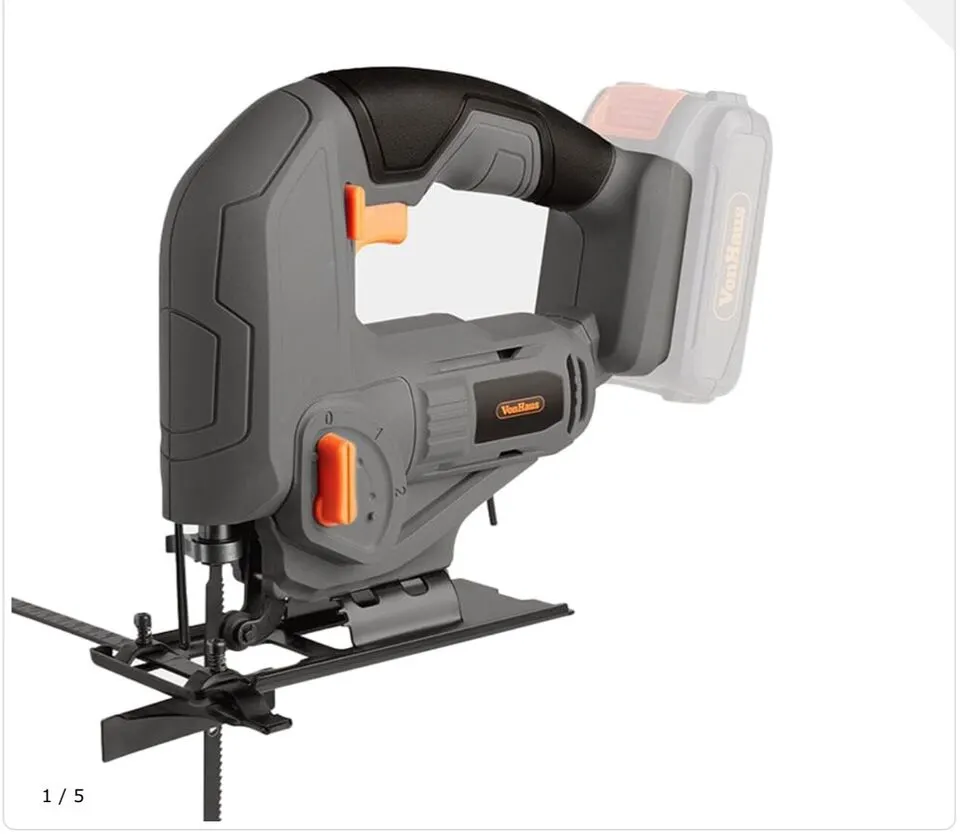VonHaus E-Series Cordless Jigsaw, NO Battery or Charger Included – Handheld 18V