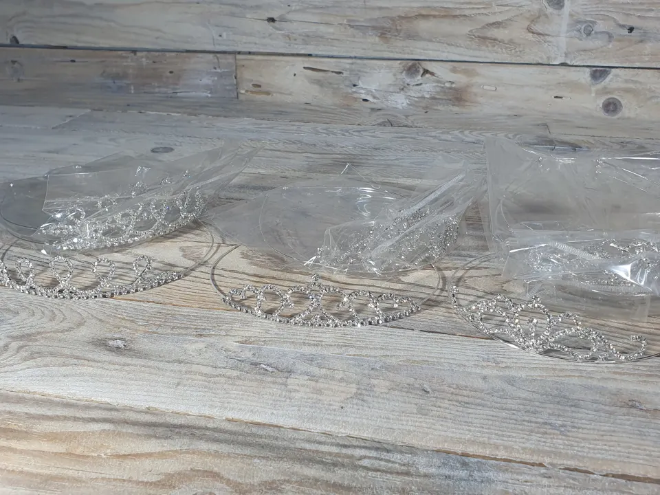 8 x 2 Row Diamante Crystal Hair Bands Alice Bands. Rrp £80