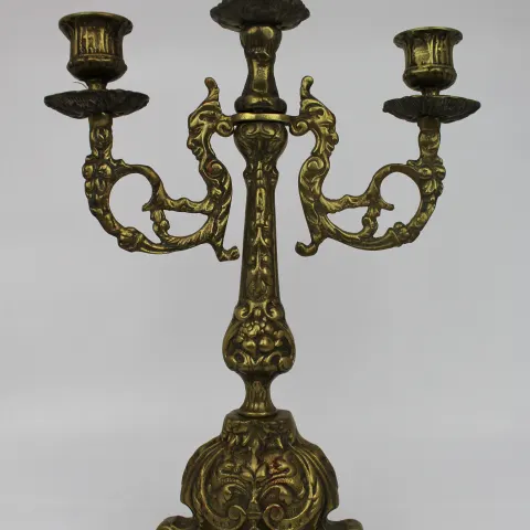Decorative Vintage Brass Candelabra