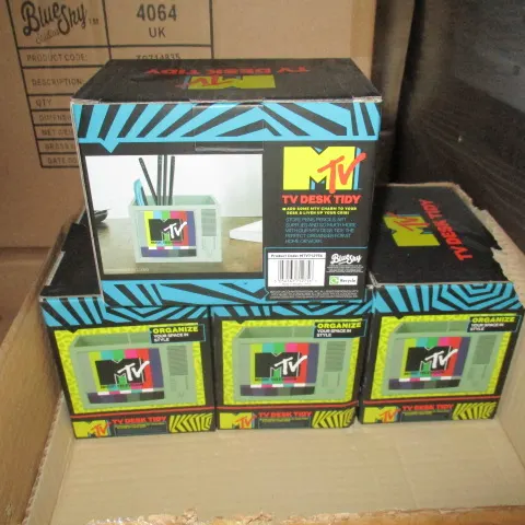 10 Pcs MTV Heavy Duty Ceramic Pen Pot - New and Selaed RRP £9.99