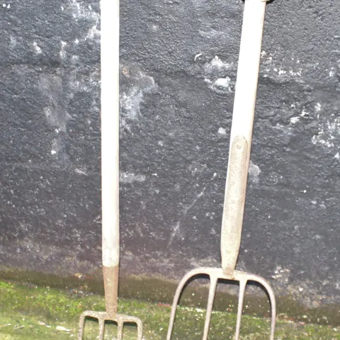 Pair of Old Garden Forks