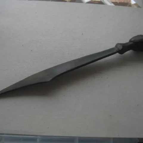 Antique Wood Letter Opener African Tribal Head