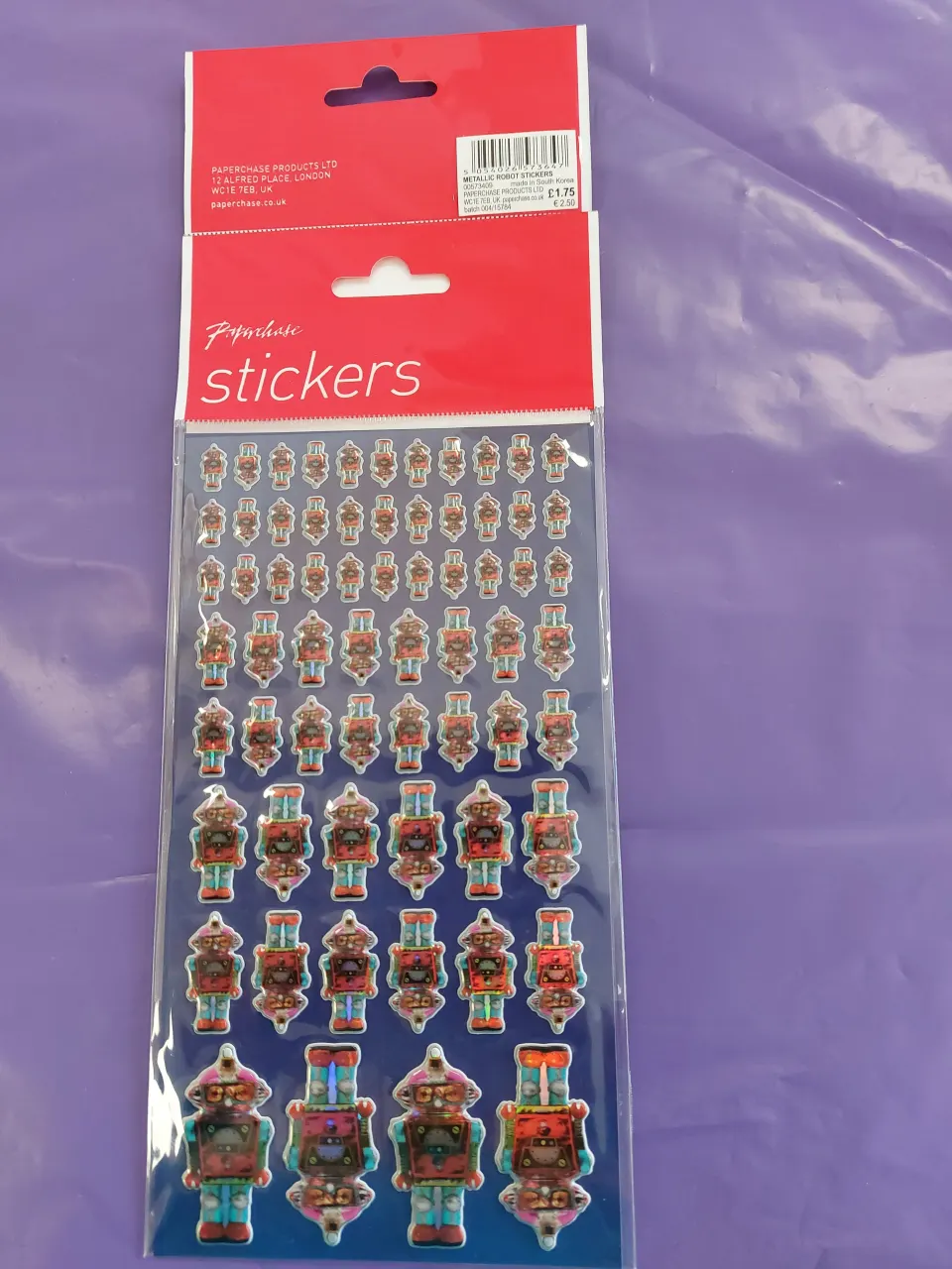Assorted Sticker packs.  X 72