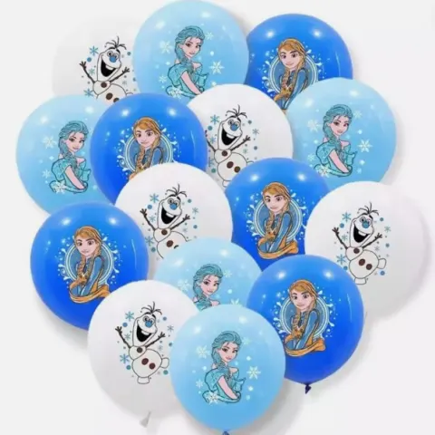 10 x 18 Pcs Party Balloon Packs - Frozen Lrc