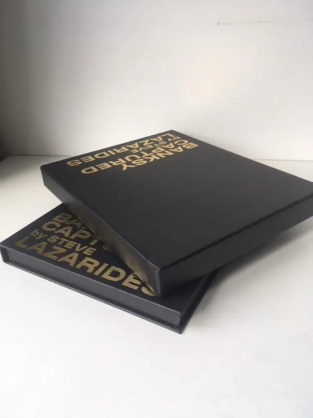 ‘Banksy Captured’ Volume 1 by Steve Lazarides, Black First Edition, Numbered 768/1000, SOLD OUT 2019