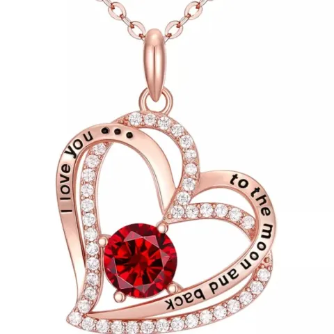13 x Mothers Gifts Heart Necklace L28a