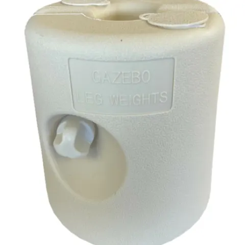 Gazebo Foot Leg Weights 4 Pcs Set White