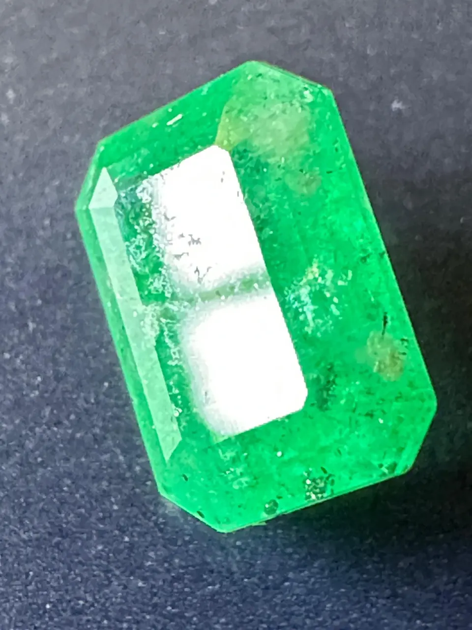 Natural Beryl Pear Emerald  1.12 Carat | Octagon Emerald, Intense Green