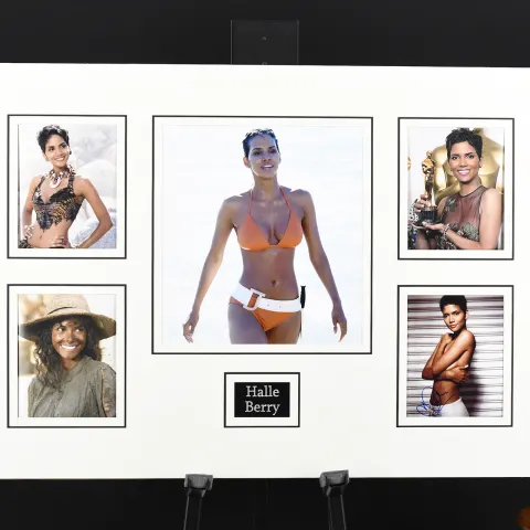Halle Berry Signed Photo Presentation