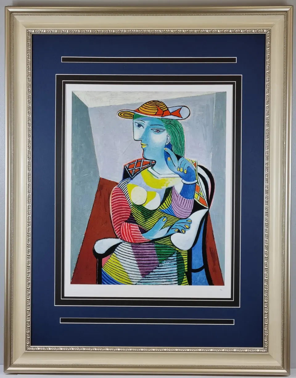 Pablo Picasso Limited Edition "Portrait of Marie-Therese, 1937" Mint Condition.