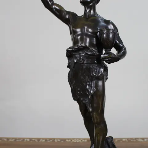 Fine Late 19th Century Bronze Figure Signed Lemoyne