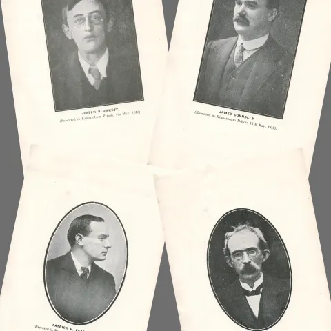 Concert Programme Produced Early 1920’s  Images Executed Leaders  Easter Rising 1916