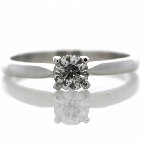 18ct White Gold Solitaire Diamond Ring 0.50 Carats