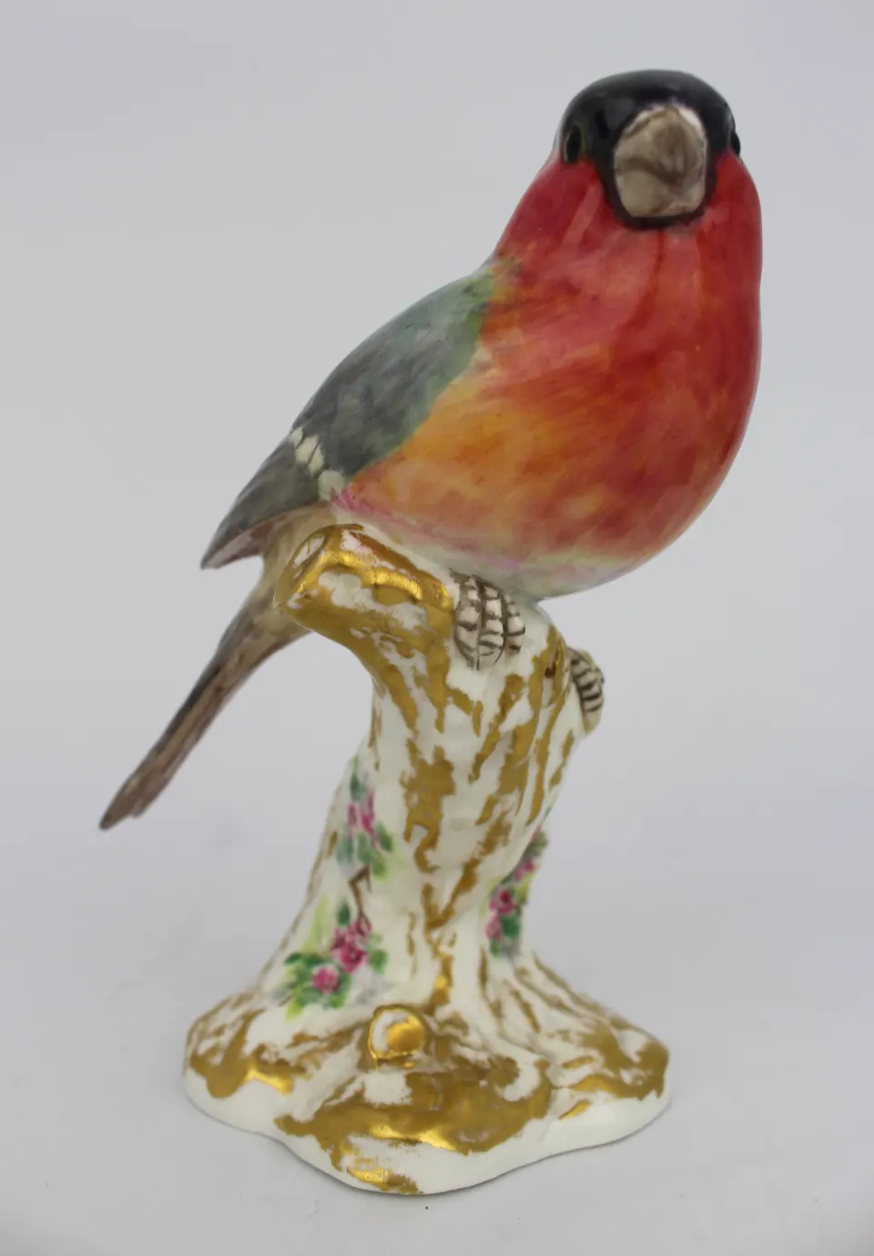 Royal Worcester Bullfinch 2662 Birds on Stumps