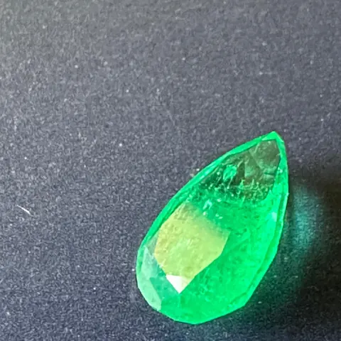 Certified Natural Beryl Pear Emerald | Swat Emerald